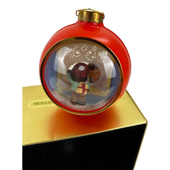 Hallmark Ornament Tree-Trimmer Collection Looking in Window 1970s Original Box - Picture 3 of 5